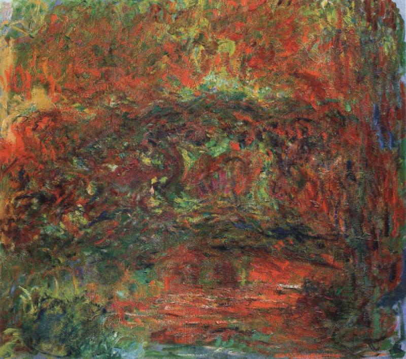 Claude Monet the japanese bridge Norge oil painting art